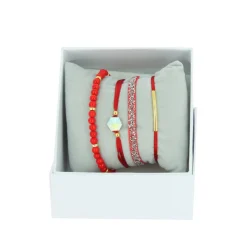 Les Interchangeables Bracelets<Bracelet Femme - A56383 Strass Box Fabric 4