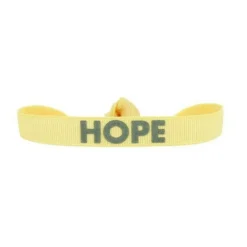 Les Interchangeables Bracelets<Bracelet Femme - A85902 Message Hope Jaune et Vert