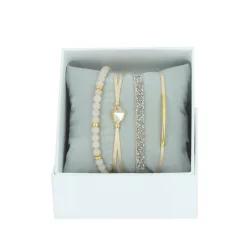 Les Interchangeables Bracelets<Bracelet Femme - A56374 Strass Box Fabric 4