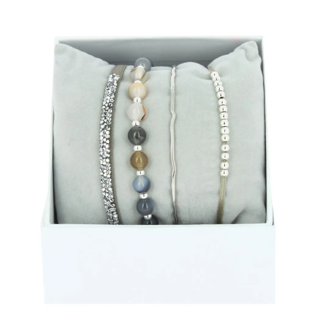Les Interchangeables Bracelets<Bracelet Femme A85388 - Strass Box Jonc Fil