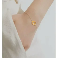 Maison de la Bijouterie Bracelets<Bracelet Femme Sensimio UYZ63UZV Plaqué or