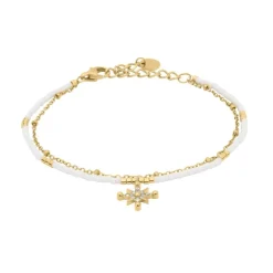 Pierre Lannier Bijoux Bracelets<Bracelet Femme Antharea - BJ25A8211 Acier Doré