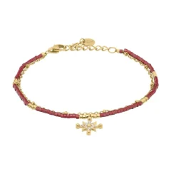 Pierre Lannier Bijoux Bracelets<Bracelet Femme Antharea - BJ25A8251 Acier Doré