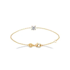 Maison de la Bijouterie Bracelets<Bracelet Femme Plaqué or maille forçat UWZ00YZV