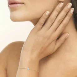 Maison de la Bijouterie Bracelets<Bracelet Femme Plaqué or maille forçat UWZ00YZV