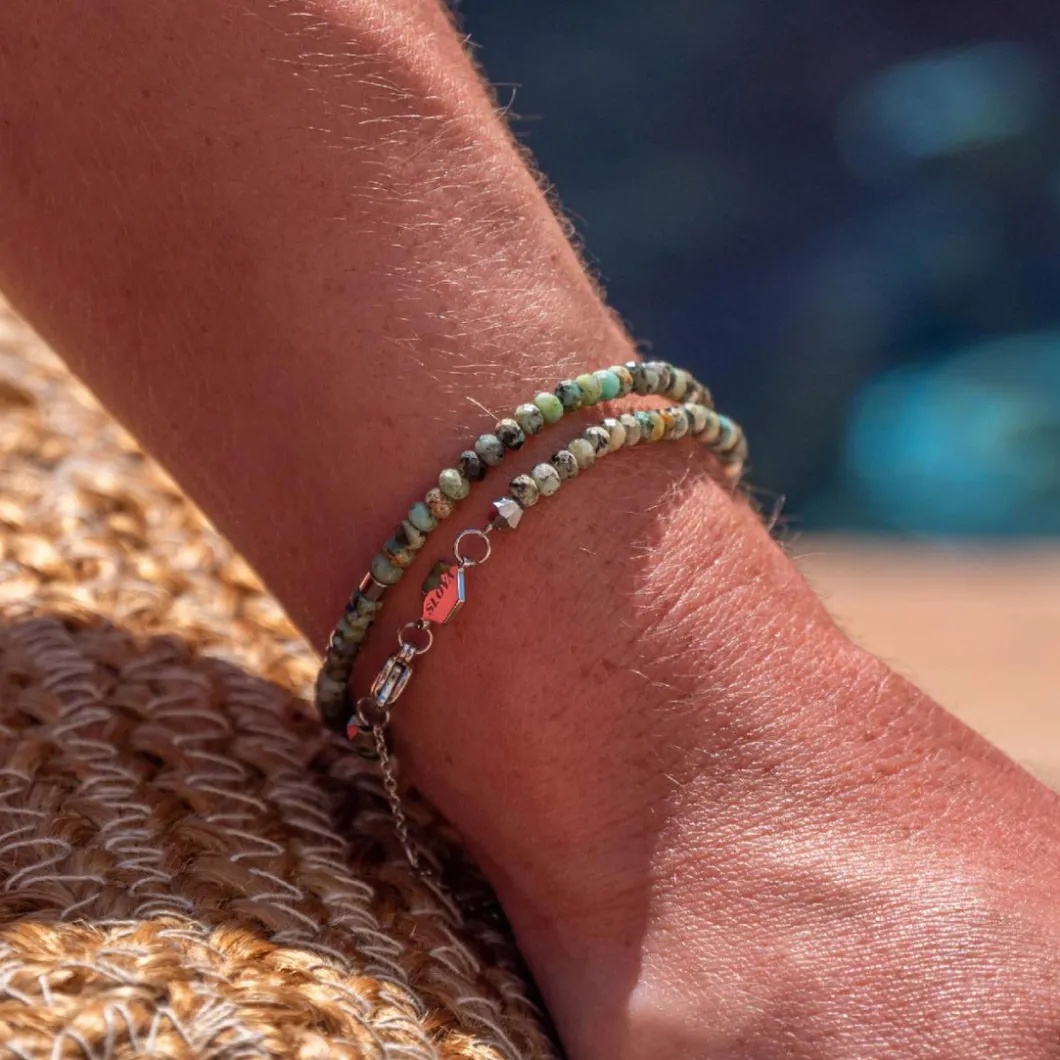 Sloya Bracelets<Bracelet Femme Lumia Turquoise Africain