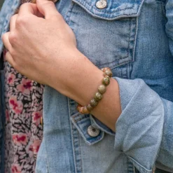 Sloya Bracelets<Bracelet Femme Kamelia Unakite