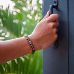 Sloya Bracelets<Bracelet Femme Labradorite et cuir