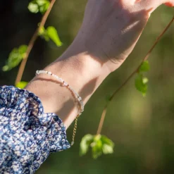 Sloya Bracelets<Bracelet Femme Paloma pierres de Lune Blanc
