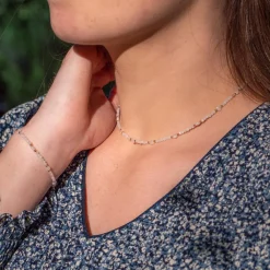 Sloya Bracelets<Bracelet Femme Paloma pierres de Lune Blanc