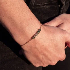 Sloya Bracelets<Bracelet Femme Piana Agate Aquatique Vert