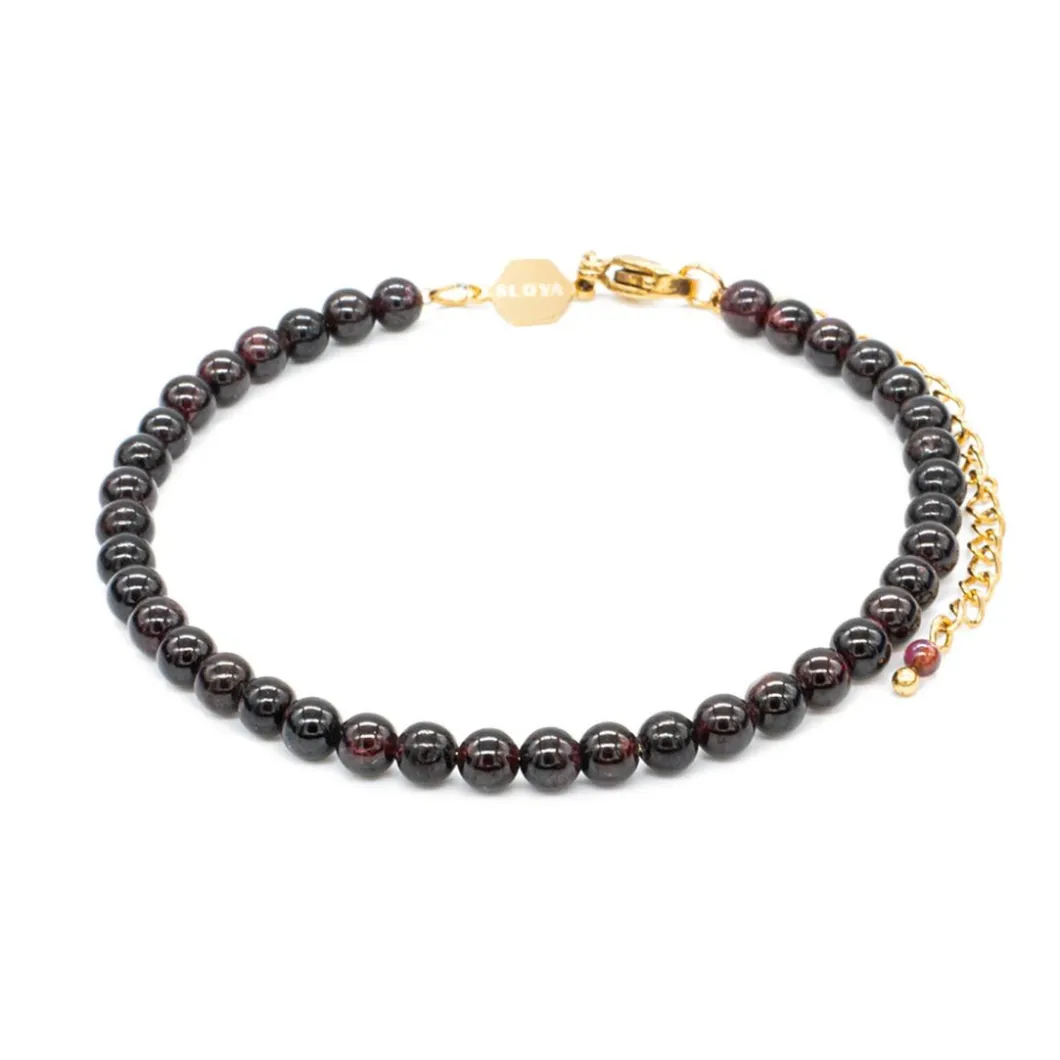 Sloya Bracelets<Bracelet Femme Serena en pierres Grenat Rouge