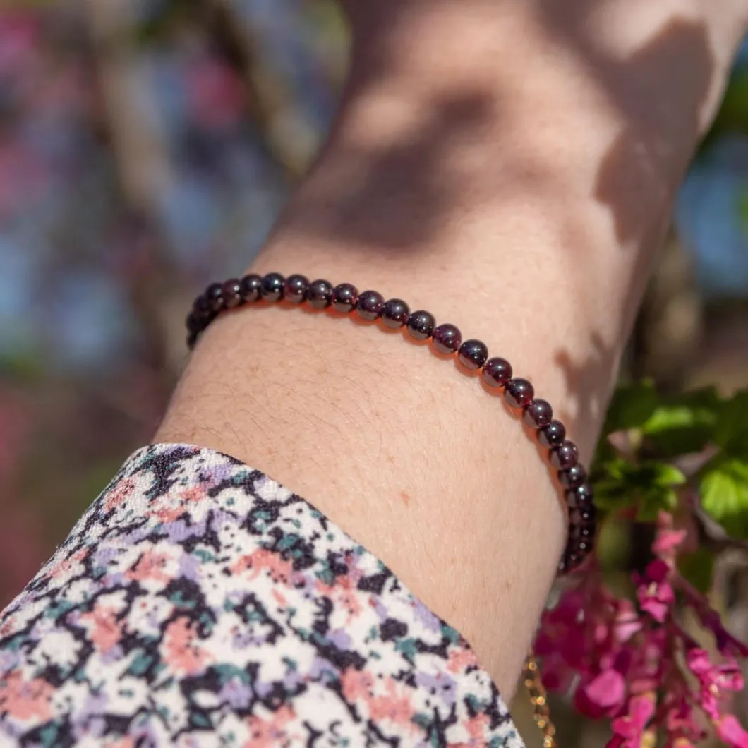 Sloya Bracelets<Bracelet Femme Serena en pierres Grenat Rouge