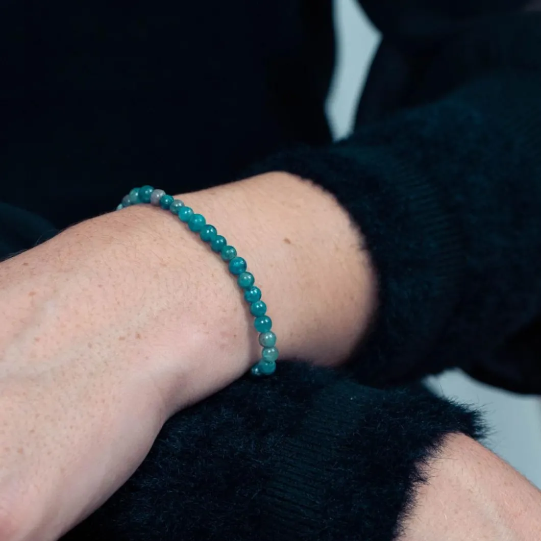 Sloya Bracelets<Bracelet Femme Serena en pierres Apatite Bleu