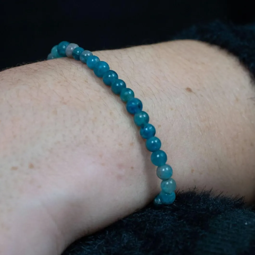 Sloya Bracelets<Bracelet Femme Serena en pierres Apatite Bleu