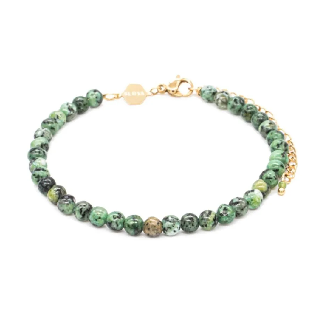 Sloya Bracelets<Bracelet Femme Serena en pierres Turquoise Africain