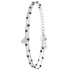 So Charm Bijoux Bracelets<Bracelet Femme So Charm - BD2172-ARGENT-NOIR-DIAMANT - Bracelet Mode Argenté