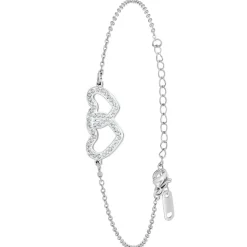 So Charm Bijoux Bracelets<Bracelet Femme So Charm - B2983-ARGENT - Bracelet Coeur Argenté