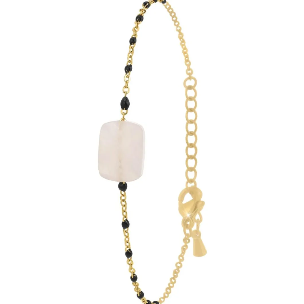 So Charm Bijoux Bracelets<Bracelet Femme So Charm - B4275-DORE-QUARTZ - Bracelet Mode Doré Rose