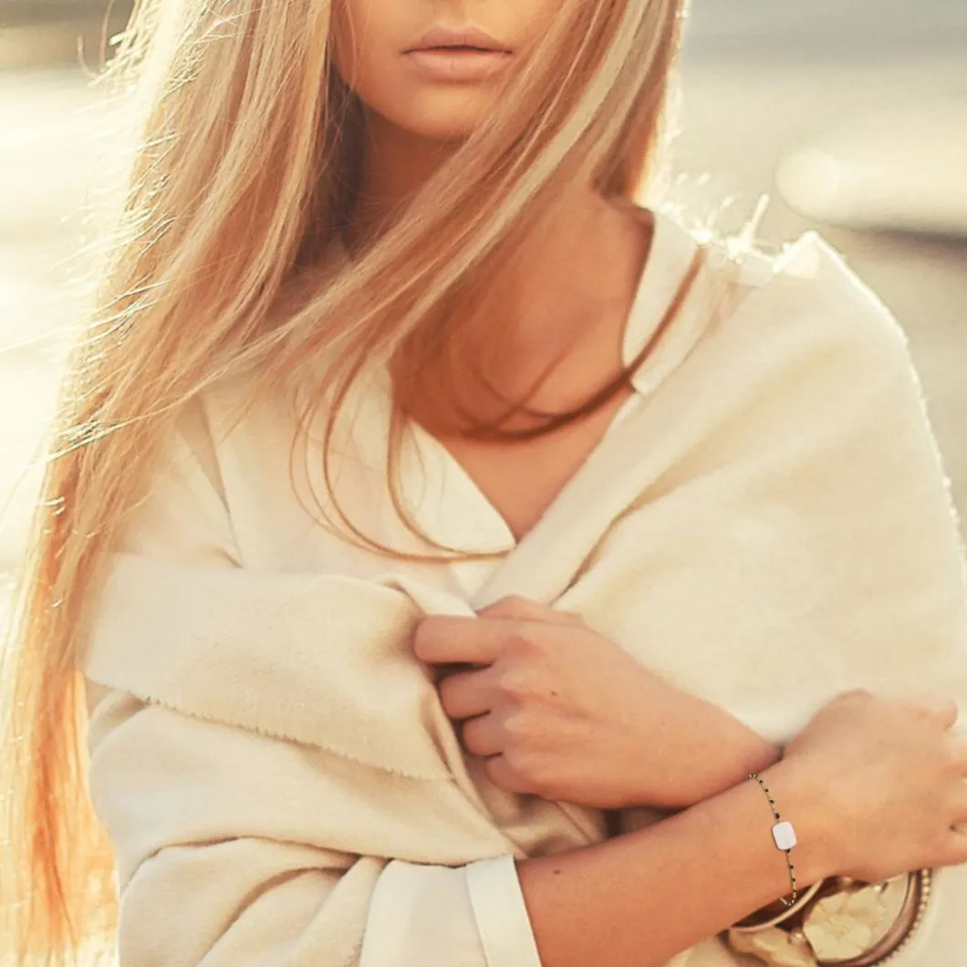 So Charm Bijoux Bracelets<Bracelet Femme So Charm - B4275-DORE-QUARTZ - Bracelet Mode Doré Rose