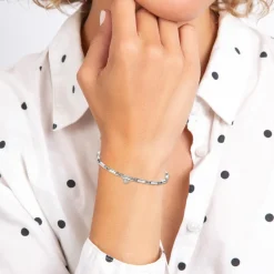 So Charm Bijoux Bracelets<Bracelet Femme So Charm - BD2373-ARGENT-DIAMANT - Bracelet Mode Argenté