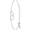 So Charm Bijoux Bracelets<Bracelet Femme So Charm - BD2983-ARGENT-DIAMANT - Bracelet Coeur Argenté