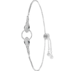 So Charm Bijoux Bracelets<Bracelet Femme So Charm - B3155-ARGENT - Bracelet Serpent Argenté