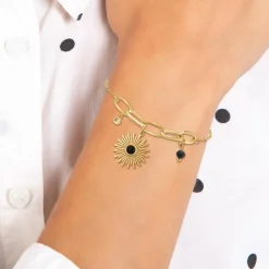 So Charm Bijoux Bracelets<Bracelet Femme So Charm - BD2941-DORE-DIAMANT - Bracelet Mode Doré