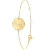 So Charm Bijoux Bracelets<Bracelet Femme So Charm - BD2281-DORE-J-DIAMANT - Bracelet Initial Doré