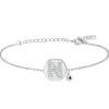 So Charm Bijoux Bracelets<Bracelet Femme So Charm - BD2693-ARGENT-N-DIAMANT - Bracelet Argenté Lettre