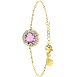 So Charm Bijoux Bracelets<Bracelet Femme So Charm - B2125- - Bracelet Mode Doré Rose