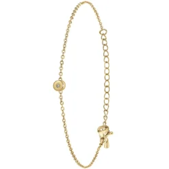 So Charm Bijoux Bracelets<Bracelet Femme So Charm - BD3183-DORE-DIAMANT - Bracelet Mode Doré