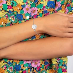 So Charm Bijoux Bracelets<Bracelet Femme So Charm - BD2281-ARGENT-C-DIAMANT - Bracelet Initial Argenté