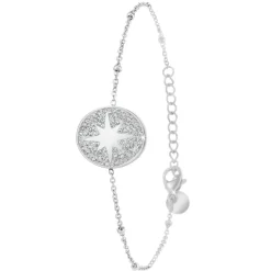 So Charm Bijoux Bracelets<Bracelet Femme So Charm - B4004--BLANC - Bracelet Mode é Argent