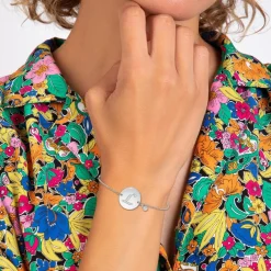 So Charm Bijoux Bracelets<Bracelet Femme So Charm - BD2281-ARGENT-L-DIAMANT - Bracelet Initial Argenté