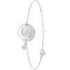 So Charm Bijoux Bracelets<Bracelet Femme So Charm - BD2281-ARGENT-S-DIAMANT - Bracelet Initial Argenté
