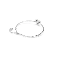 Swarovski Bracelets<Bracelet Femme Hyperbola Soft Heart - 5684385 blanc,argent