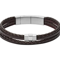 Fossil Bijoux Bracelet<Bracelet JF02934040 - Bracelet Cuir Marron