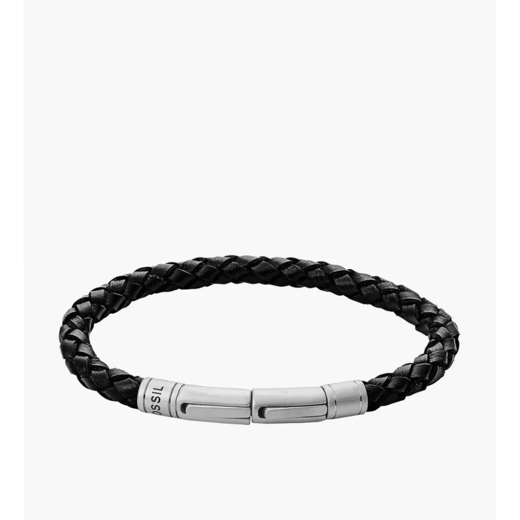 Fossil Bijoux Bracelet<Bracelet JF00510797 - Bracelet Cuir Acier Homme