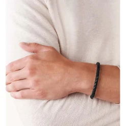 Fossil Bijoux Bracelet<Bracelet JF00510797 - Bracelet Cuir Acier Homme