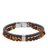 Fossil Bijoux Bracelet<Bracelet Fossil Vintage Casual JF03118040 - Acier Marron