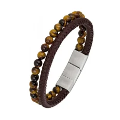 All Blacks Bijoux Bracelet<Bracelet Homme All Blacks 682154 - Cuir Marron