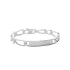 Maison de la Bijouterie Bracelet<Bracelet Homme argent chainage figaro 1-1 53Z00WYZ