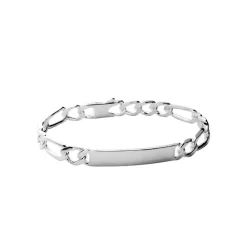 Maison de la Bijouterie Bracelet<Bracelet Homme argent chainage figaro 1-3 7mm 53300WYZ