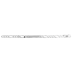 Maison de la Bijouterie Bracelet<Bracelet Homme argent chainage figaro 1-3 7mm 53300WYZ