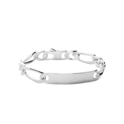 Maison de la Bijouterie Bracelet<Bracelet Homme argent chainage figaro 1-2 9mm 53Y00UYY
