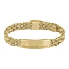 Boss Bijoux Bracelet<Bracelet Homme Alen - 1580610 Acier Doré Taille Ajustable 180-195Mm