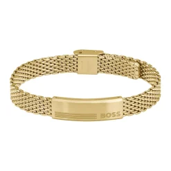 Boss Bijoux Bracelet<Bracelet Homme Alen - 1580610 Acier Doré Taille Ajustable 180-195Mm