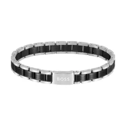 Boss Bijoux Bracelet<Bracelet Homme Metal Links Essentials - 1580665 Acier Noir