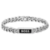Boss Bijoux Bracelet<Bracelet Homme Kassy Emblem - 1580679M Acier Argent